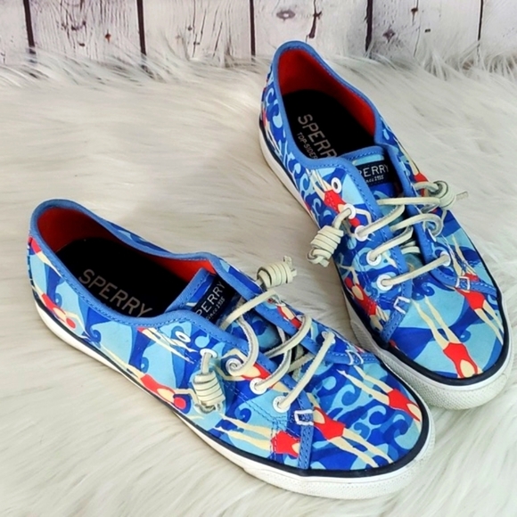 Sperry Women's Top-Sider Seacoast Swimmer Shoe Limited Edition Summer Blue 6.5 - Picture 5 of 17
